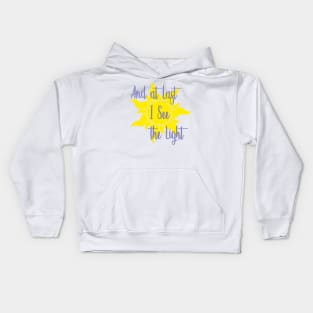 At Last I See the Light Tangled Inspired Shirt Kids Hoodie